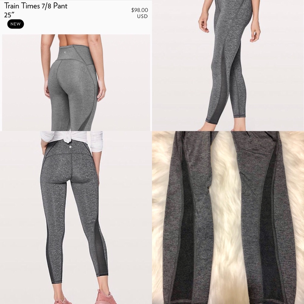 Lululemon train times 25” size 2